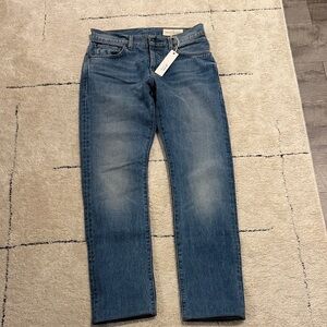 imogene + willie Men's Straight Blue Jeans (Barton in ashwood) NEW (size 20/30)